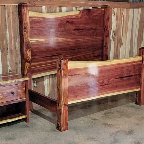 Custom Cedar Bed Set