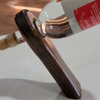 Cedar Wine Bottle Stand